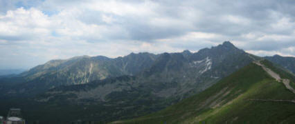 BUTOROWY WIERCH it is highest carrying in the strip of Gubalowka